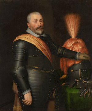 Portrait of an Officer by Jan Anthonisz Van Ravesteyn Oil Painting