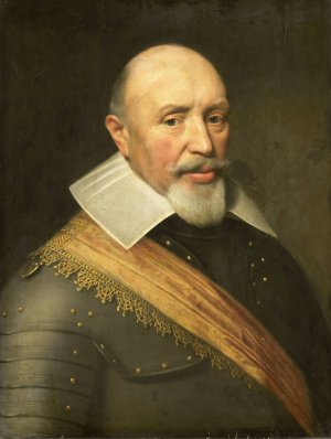 Portrait of an Officer by Jan Anthonisz Van Ravesteyn Oil Painting