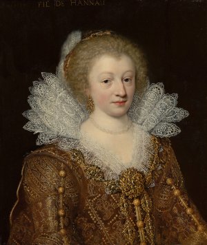 Portrait of Catharina Belgica by Jan Anthonisz Van Ravesteyn Oil Painting