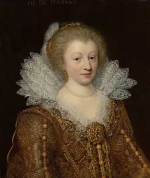 Portrait of Catharina Belgica by Jan Anthonisz Van Ravesteyn Oil Painting