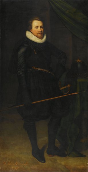 Main Product Photo of Portrait of Sir John Burroughs  Painting by Jan Anthonisz Van Ravesteyn