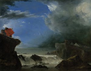 The Breach of the Saint Anthony's Dike near Amsterdam by Jan Asselijn Oil Painting