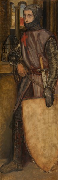 Godfrey of Bouillon by Jan August Hendrik Leys Oil Painting