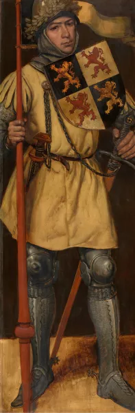 John I, Duke of Brabant, 1290 by Jan August Hendrik Leys Oil Painting