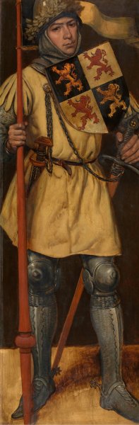 John I, Duke of Brabant, 1290  by Jan August Hendrik Leys - Hand-Painted Oil Painting Reproduction