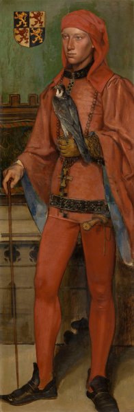 John III, Duke of Brabant, 1326 by Jan August Hendrik Leys Oil Painting