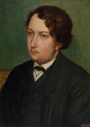 Julien Leys, the Artist's Son by Jan August Hendrik Leys Oil Painting