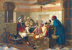 A Celebration by Jan Baptist Huysmans Oil Painting