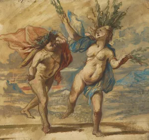 Apollo and Daphne by Jan Boeckhorst Oil Painting