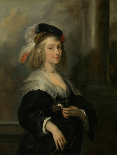 Helena Fourment by Jan Boeckhorst - Hand-Painted Oil Painting Reproduction