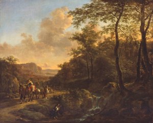 Scene of the Roman Campagna Oil painting by Jan Both
