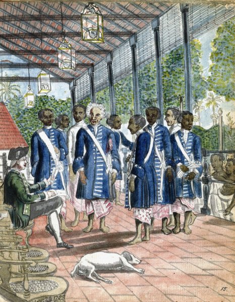 De Landraad te Colombo  by Jan Brandes - Hand-Painted Oil Painting Reproduction