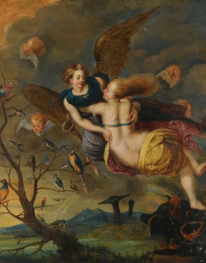 An Allegory Of Air by Jan Breughel The Younger (Follower) Oil Painting