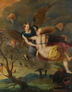 An Allegory Of Air by Jan Breughel The Younger (Follower) Oil Painting