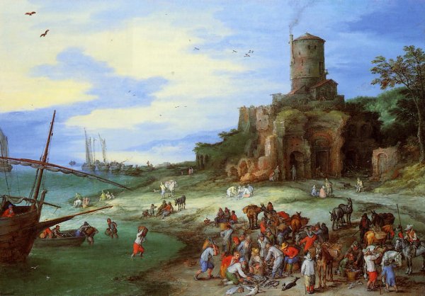 Coastal Landscape with the Tomb of Scipion