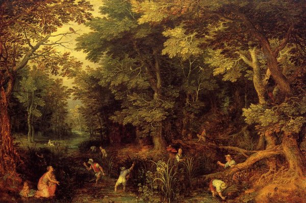 Leto and the Lycean Peasants by Jan Bruegel The Elder - Hand-Painted Oil Painting Reproduction