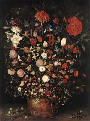 The Great Bouquet by Jan Bruegel The Elder - Oil Painting Reproduction