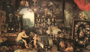 The Sense of Sight by Jan Bruegel The Elder - Oil Painting Reproduction
