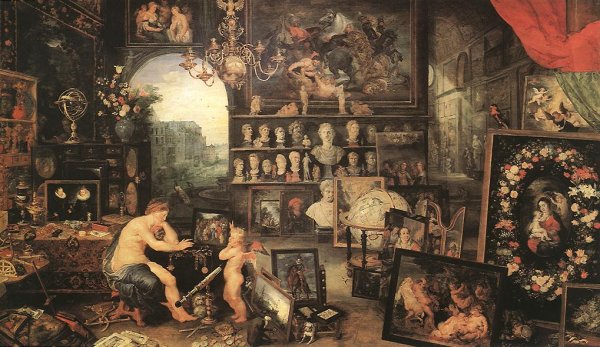 Main Product Photo of The Sense of Sight Painting by Jan Bruegel The Elder