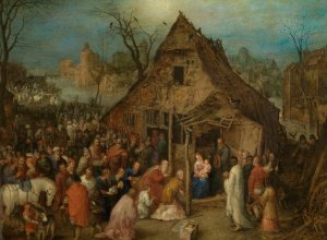 The Adoration of the Magi by Jan Brueghel The Elder Oil Painting