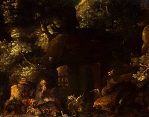 The Temptation Of St Anthony by Jan Brueghel The Elder Oil Painting