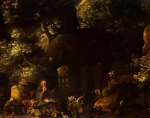 The Temptation Of St Anthony by Jan Brueghel The Elder Oil Painting