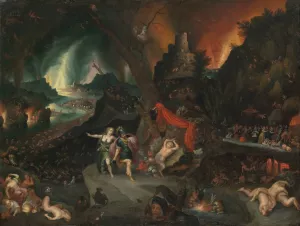 Aeneas and The Sibyl in The Underworld by Jan Brueghel The Younger Oil Painting