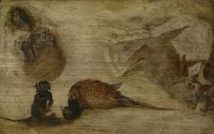 Study of monkeys, a deer and other animals by Jan Brueghel The Younger Oil Painting
