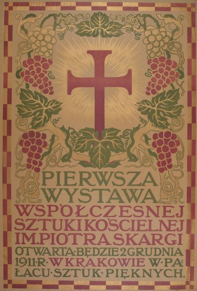 Pierwsza wystawa wspolczesnej sztuki koscielnej  by Jan Bukowski - Hand-Painted Oil Painting Reproduction