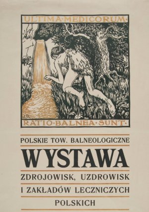 Wystawa zdrojowisk, uzdrowisk i zakladow leczniczych polskich by Jan Bukowski Oil Painting