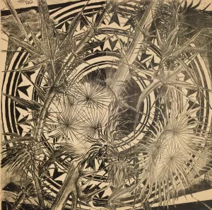 Kompozycja z ostami. by Jan Bulas Oil Painting