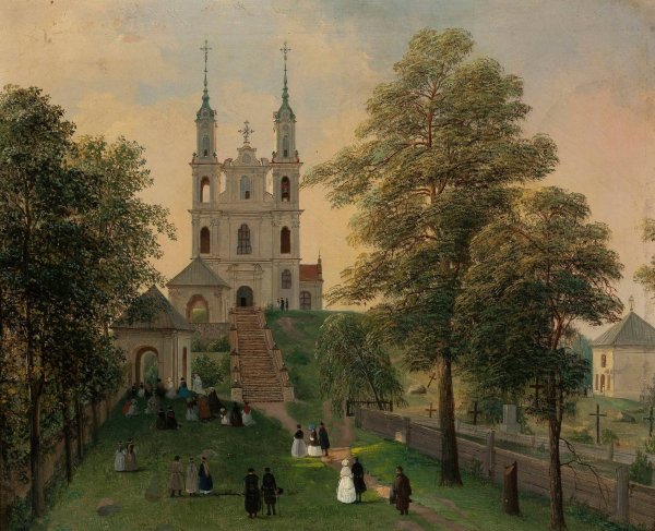 Main Product Photo of Vilnius Calvary  Painting by Jan Chrucki