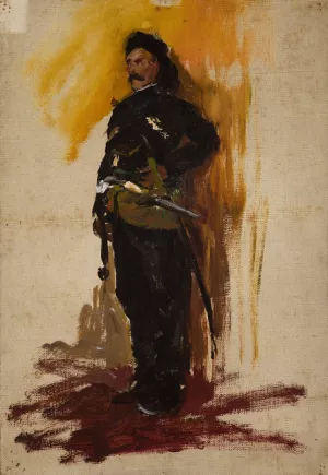 A Caucasian by Jan Ciaglinski Oil Painting