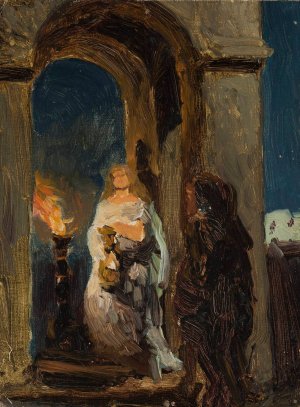 Academic sketch by Jan Ciaglinski Oil Painting