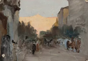 Athens. From the journey to Greece by Jan Ciaglinski Oil Painting