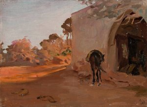 Beirut. From the journey to Palestine by Jan Ciaglinski Oil Painting