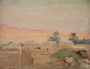 Biskra - Desert by Jan Ciaglinski Oil Painting