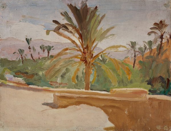 Biskra  by Jan Ciaglinski - Hand-Painted Oil Painting Reproduction