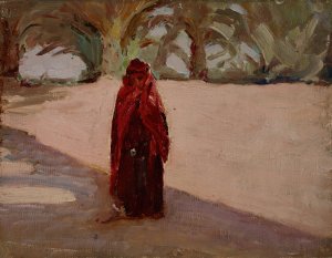 Biskra by Jan Ciaglinski Oil Painting