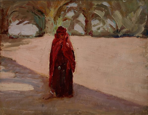 Biskra  by Jan Ciaglinski - Hand-Painted Oil Painting Reproduction