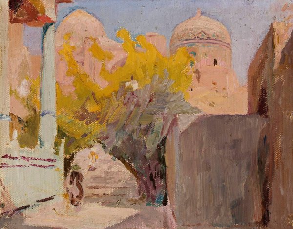 Main Product Photo of Bukhara. From the journey to Turkestan  Painting by Jan Ciaglinski
