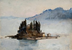 Corfu. From the journey to Greece by Jan Ciaglinski Oil Painting