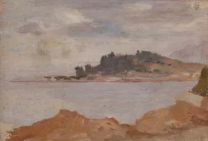 Corfu Oil painting by Jan Ciaglinski