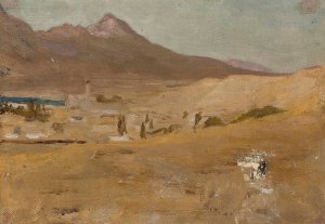 Corinth. From the journey to Greece by Jan Ciaglinski Oil Painting