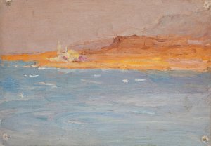 Crete Oil painting by Jan Ciaglinski