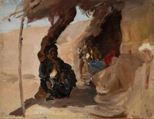 Desert by Jan Ciaglinski Oil Painting
