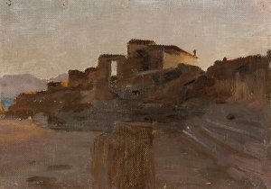 Eleusis. From the journey to Greece by Jan Ciaglinski Oil Painting