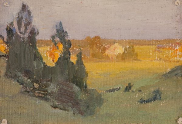 Evening  by Jan Ciaglinski - Hand-Painted Oil Painting Reproduction