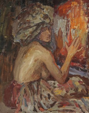 Fire by Jan Ciaglinski Oil Painting