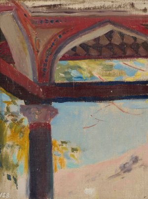 Fragment of summer house of Maria Potocka in Bakhchisaray. From the journey to Crimea by Jan Ciaglinski Oil Painting